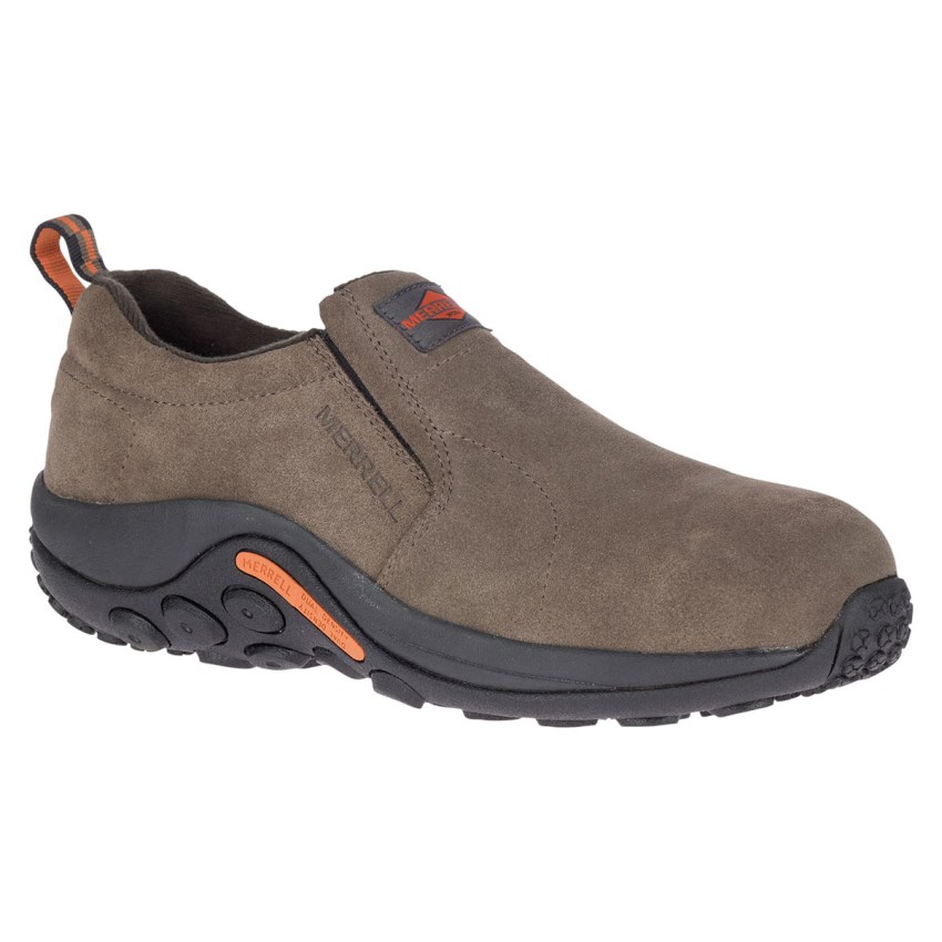 Chaussure de Securite Merrell Jungle Moc Alloy Toe Marron Homme | W.F.YBST